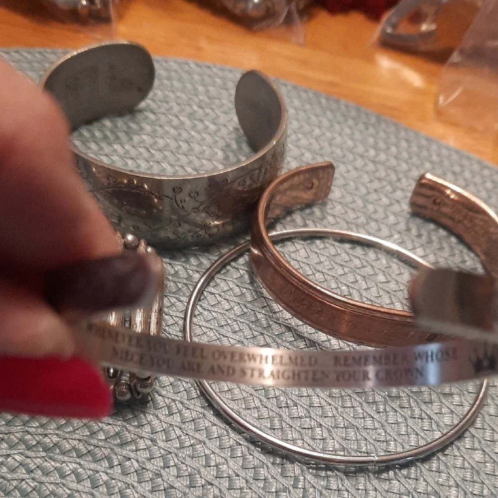 Silvertone Bracelets - Picture 6 of 10